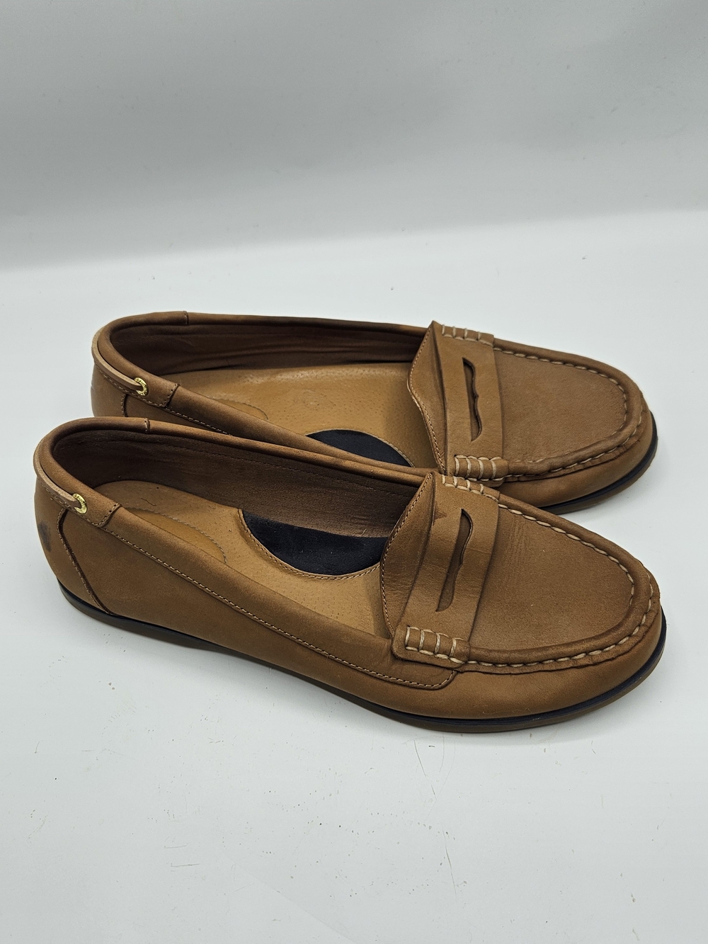 Sperry Women's Tan Penny Loafers